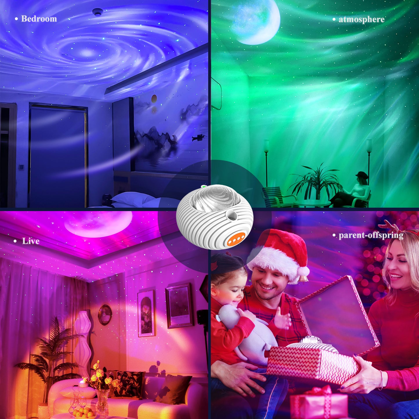 Double Effect Northern Lights Projector Lamp