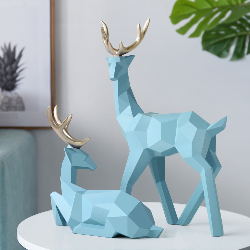 Deers Sculpture Resin Deer Statue