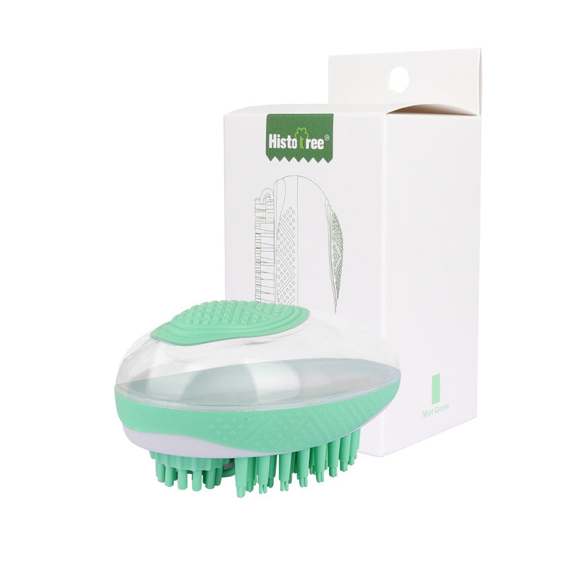 Dog Cat Bath Brush 2-in-1