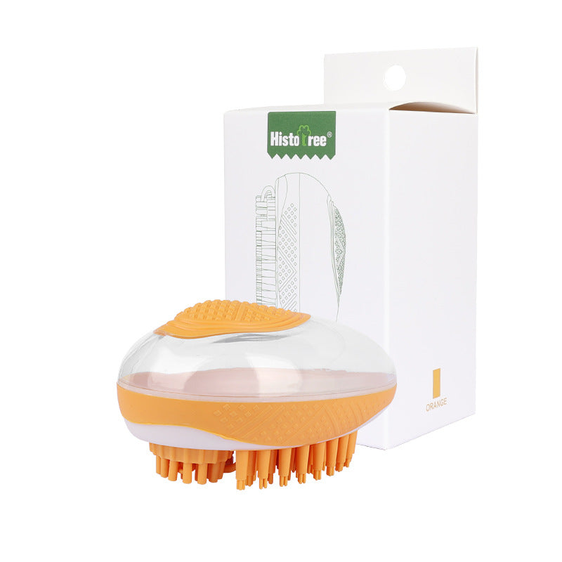 Dog Cat Bath Brush 2-in-1