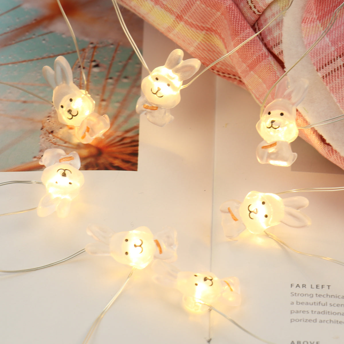 Easter LED Bunny String Lights