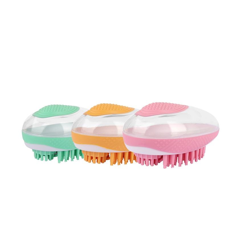 Dog Cat Bath Brush 2-in-1